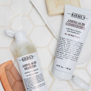 超后一天：Kiehl's 洗护产品 夏日油头必备 温和氨基酸洗发水、2合1沐浴露