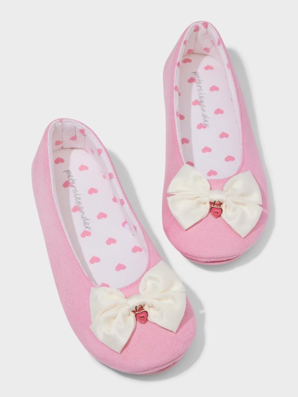Pink 蝴蝶节居家鞋