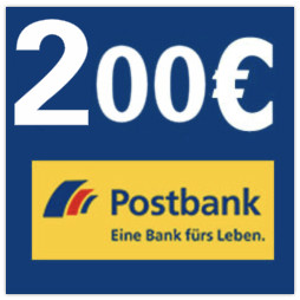 Postbank Giro extra plus转账账户+终身免费VISA卡或者MasterCard