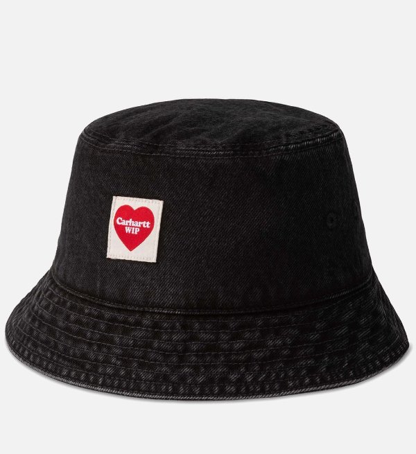 黑色 爱心Logo 渔夫帽