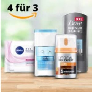 Amazon 洗护用品买4付3 收洗发、身体护理、护肤、小工具