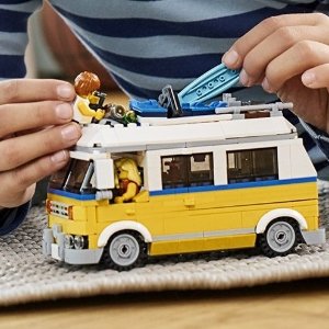 LEGO 阳光海滩房车套装 孩子的完美假期礼物