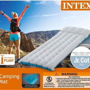白菜价：Intex 可充气单人露营床垫  轻便易折叠