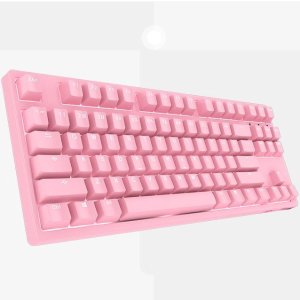 Akko 艾酷 3087s 樱花粉 背光机械键盘 87键更可爱