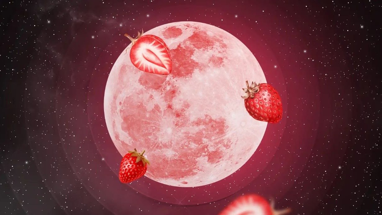 夏至遇到草莓月！今晚将看到多年来最低最大的草莓满月！