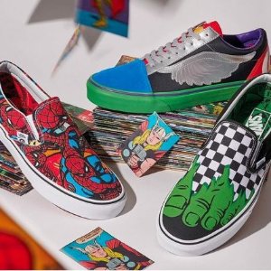 Vans x Marvel 超级英雄系列新款板鞋上市
