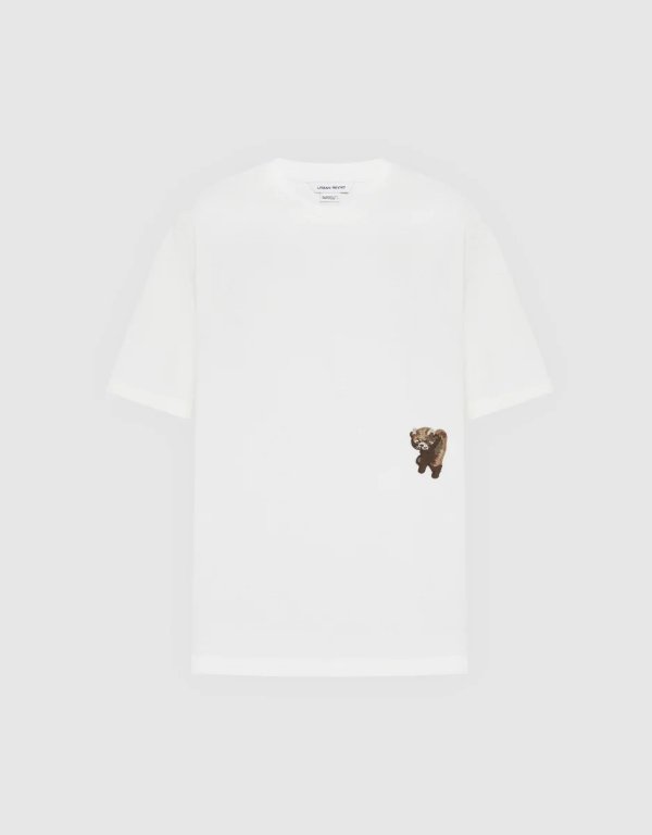 小浣熊刺绣T恤