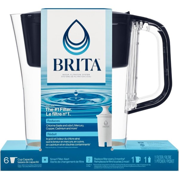 Brita 6杯量滤水壶+1滤芯套装 