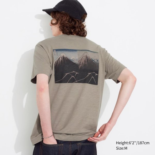 浮世绘富士山T恤