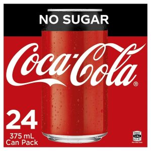 Coca-Cola 24瓶X375ml装 无糖版