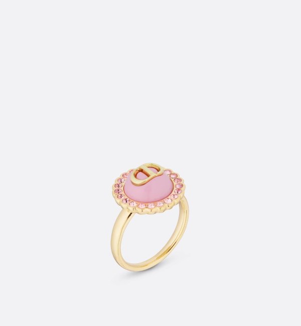 LOGO粉色戒指