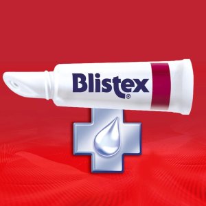 Blistex 药用小白管润唇膏 滋润双唇 口红不打底=白涂