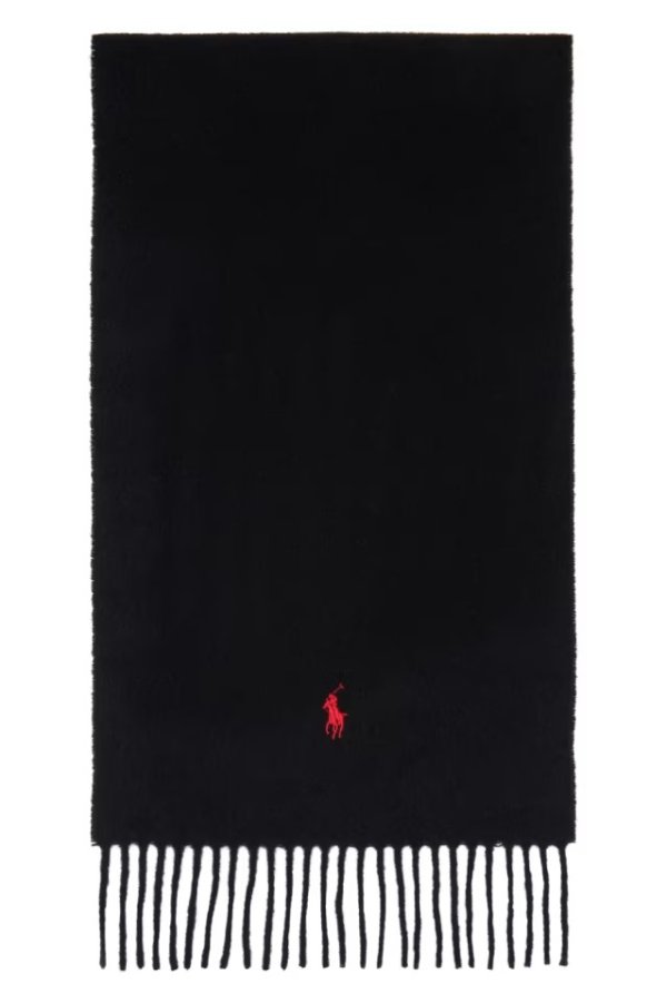 黑色围巾