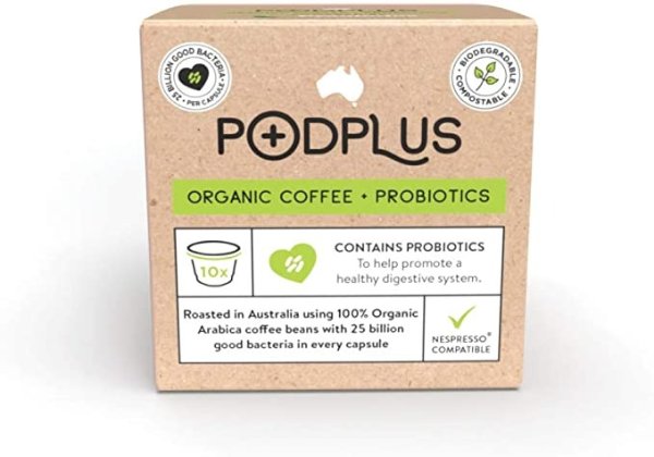 PodPlus PodPlus胶囊咖啡 3 packs of 10 pods (30 total), Coffee