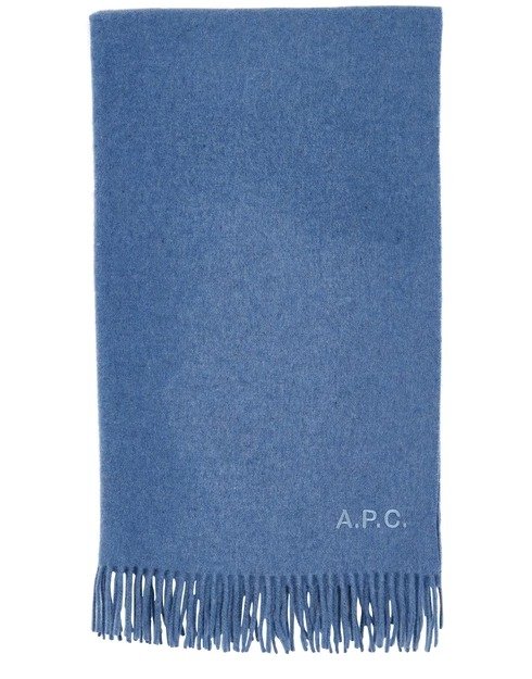 logo灰蓝色围巾