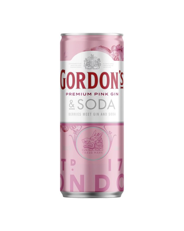 Premium Pink Gin & Soda Cans 250mL