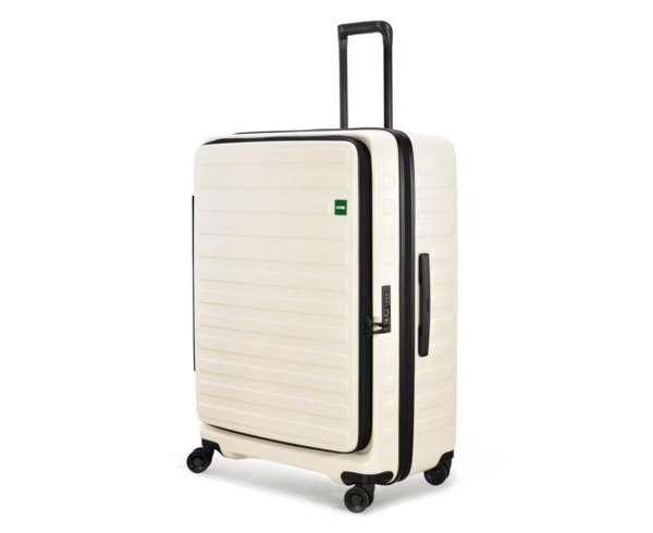 Lojel Cubo Large 74cm Hardsided Suitcase Luggage - White