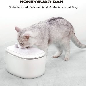 闪购：honeyguaridan 自动宠物饮水机热促 红外感应自动开启