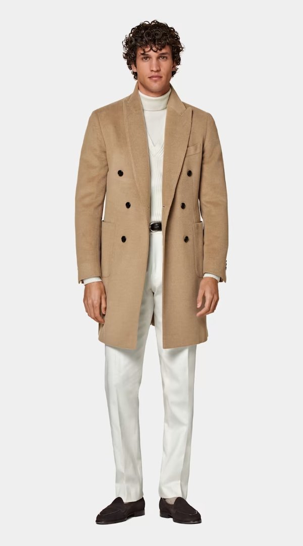 Suitsupply Mid Brown Overcoat