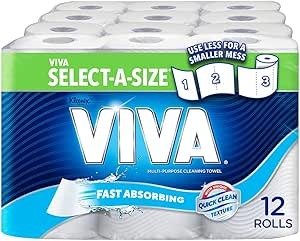 VIVA 纸巾, 12 Count (Pack of 1)