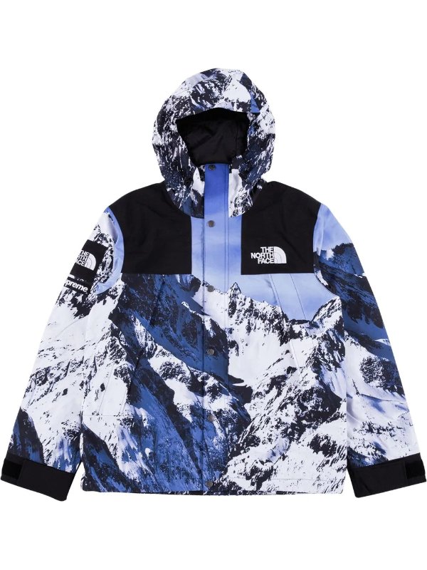 Supreme x The North Face mountain print parka TNF雪山3629.00 超值