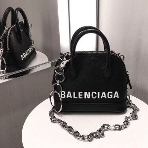 Balenciaga 大牌专场 机车包、老爹鞋 收Logo深灰卡包$133