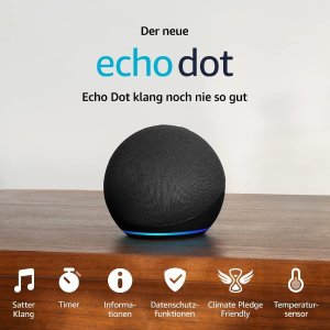 Echo Dot 全新第5代 音质沉浸感更强 自动恒温智能家居全靠它