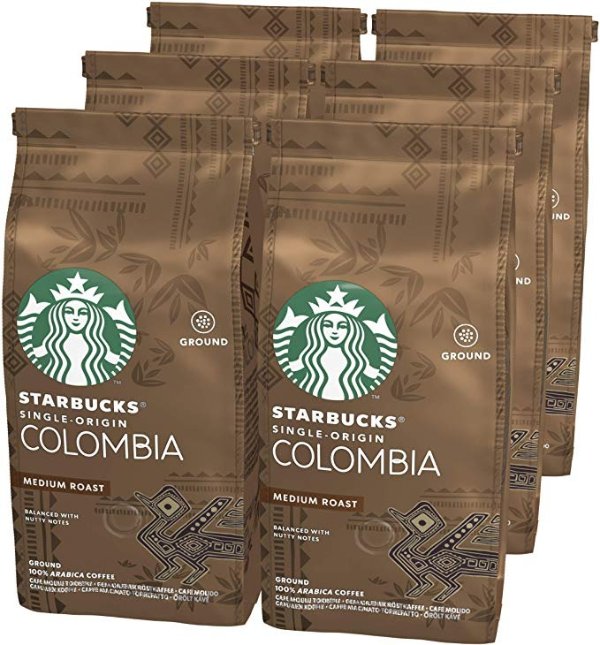 哥伦比亚咖啡 中度烘焙 6袋