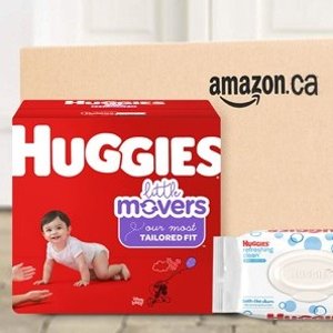 Huggies 好奇 Little Movers  婴儿尿不湿5号124片装