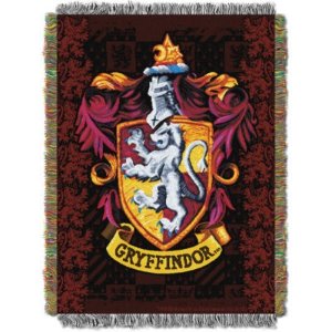 warner bros.disney harry potter gryfindor throw