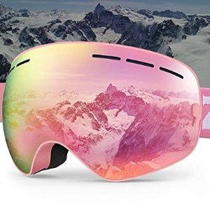 Amazon滑雪镜折扣推荐 滑雪专用 防雾雪防风 酷炫拉风