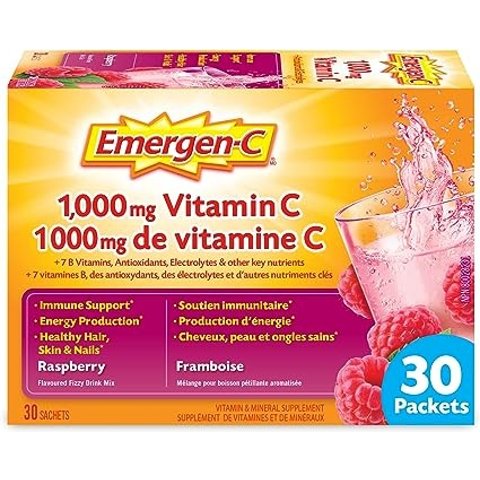 Emergen-C 蔓越莓口味VC冲剂 30包