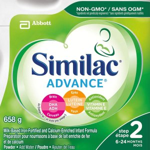 史低价：Similac 2段配方奶粉 非转基因认证 6罐x658g