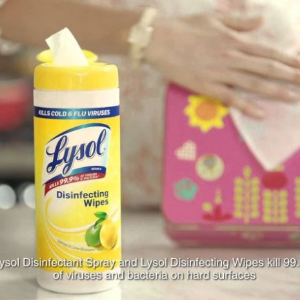 Lysol 柠檬香味消毒湿巾促销 3桶240张