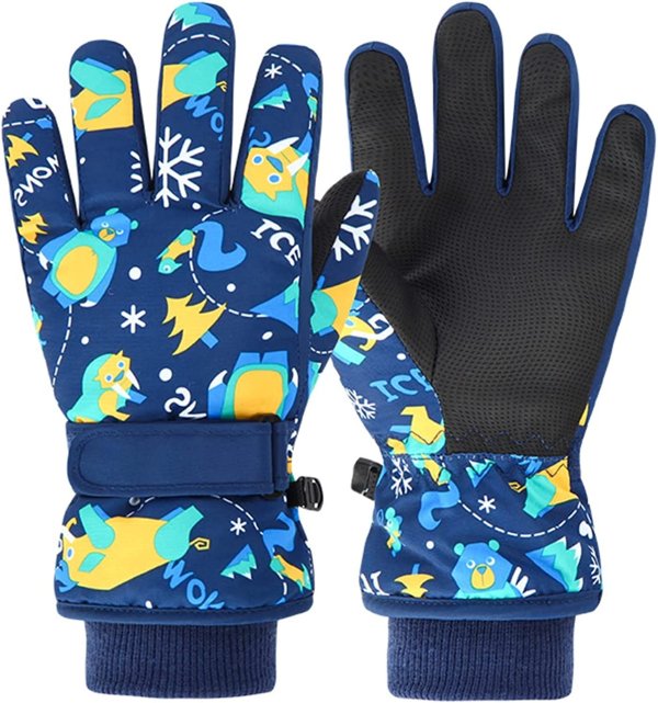 防水冬季手套/儿童滑雪手套