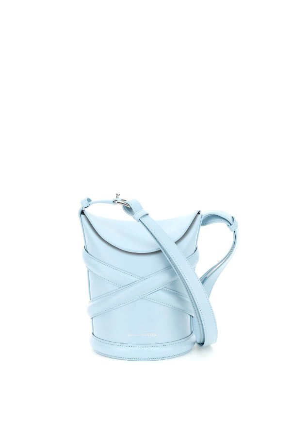 奶蓝色水桶包