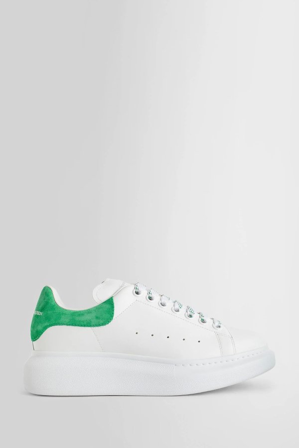 绿色麂皮尾小白鞋