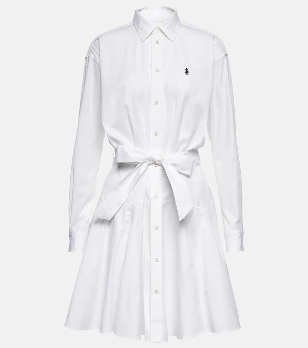 白色衬衫裙