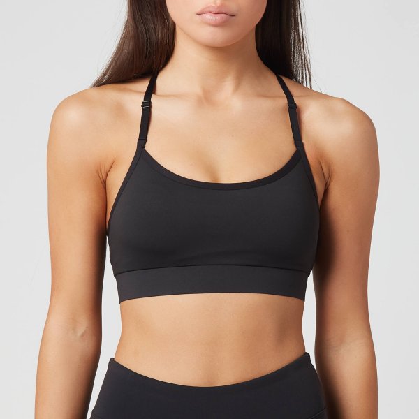 Women's Adjustable T Back Bra - Black