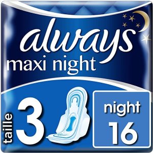 always合€0.12/片3号夜用卫生巾-16片