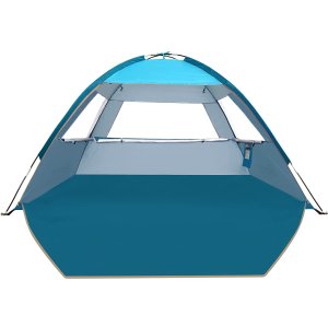 COMMOUDS 弹出式海滩防紫外线帐篷 安装轻松 宽敞通风