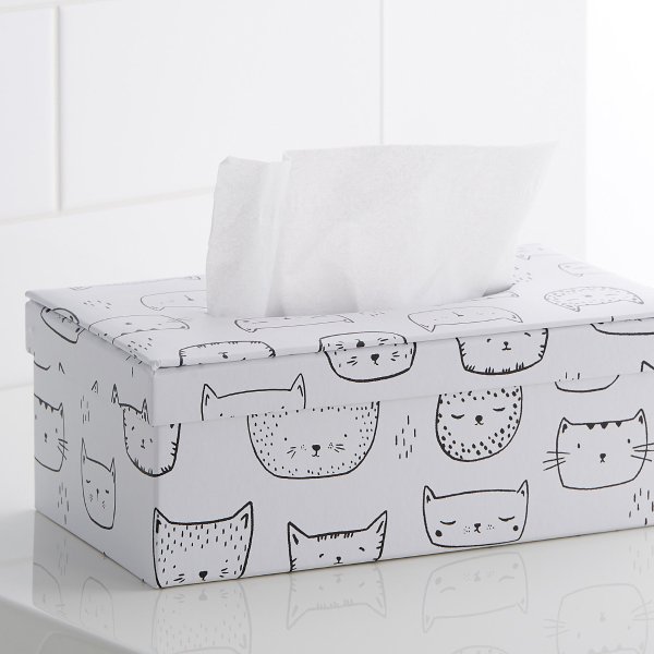 小猫咪纸巾盒