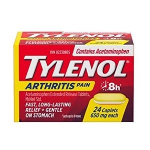 Tylenol泰诺 关节炎缓释止痛片 24片装 对胃温和友好