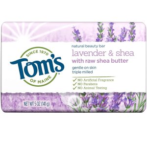 Tom's of Maine 薰衣草乳木果香氛皂141g 保湿舒缓 不含香精