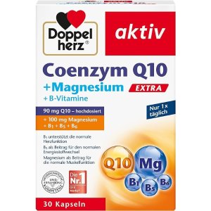 Doppelherz一个月用量Coenzym Q10 添加镁