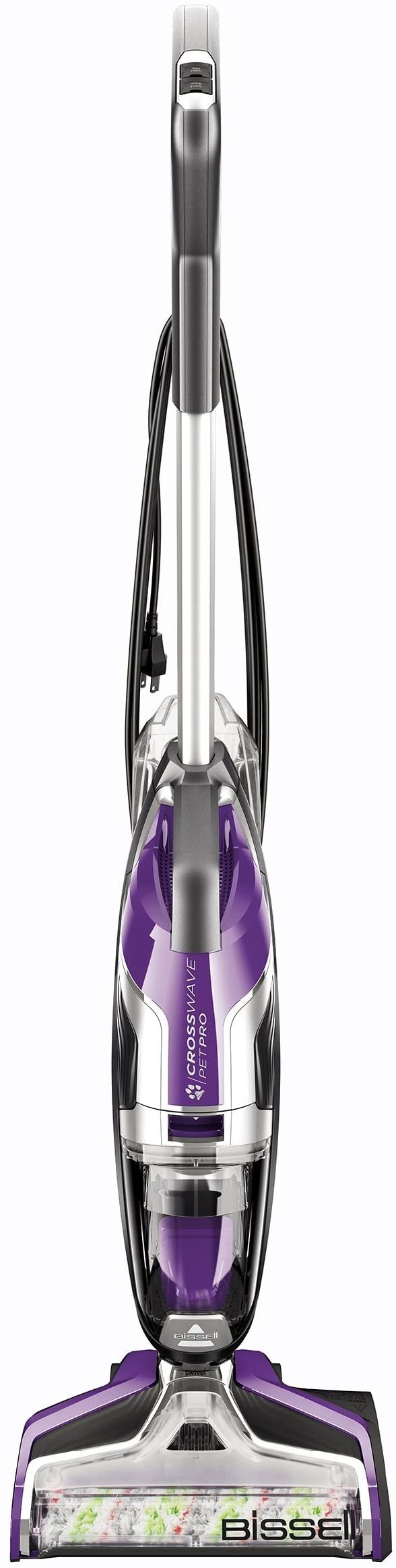 2225F Crosswave Pet All in One Wet Dry Vacuum Cleaner and Mop for Hard Floors and Area Rugs, Grapevine Purple
