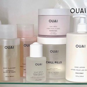 OUAI 极简风洗护大促 收热门磨砂膏、排毒洗发水、小套装等