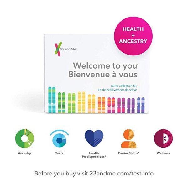23andMe 祖源分析DNA检测服务