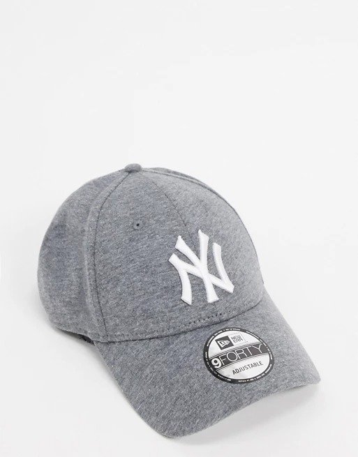 灰色棉质NY棒球帽