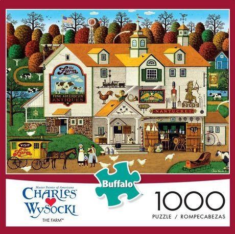 Charles Wysocki农场生活1000块拼图